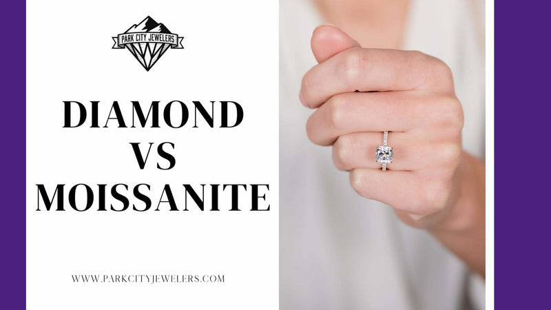 Diamond vs Moissanite vs Lab Grown Diamond - Park City Jewelers