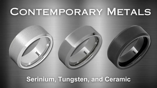 The Ultimate Guide to Contemporary Metals: Serinium®, Black Diamond Ceramic™, and Tungsten - Park City Jewelers