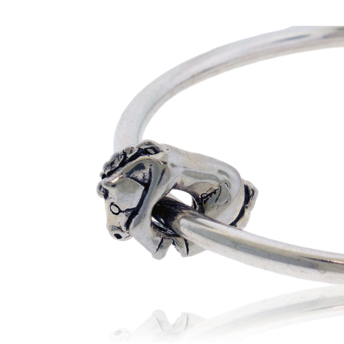 Horse and Gold Saddle Bracelet Bead