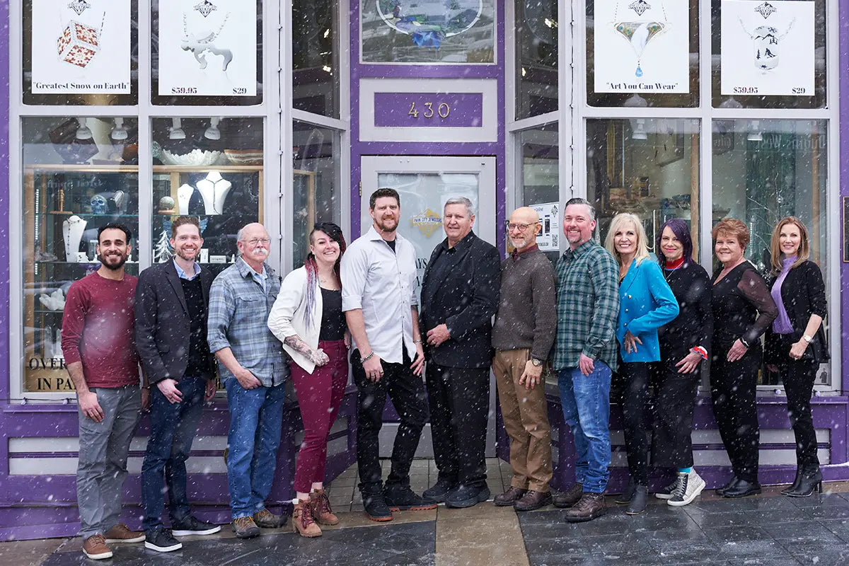 Park City Jewelers Team in Front of the Store