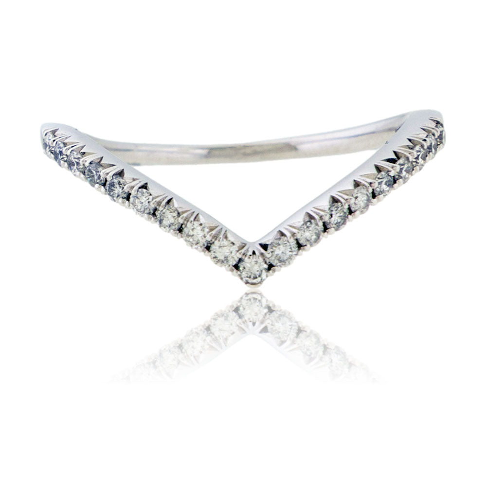 Diamond Contour Tracer Style Ring
