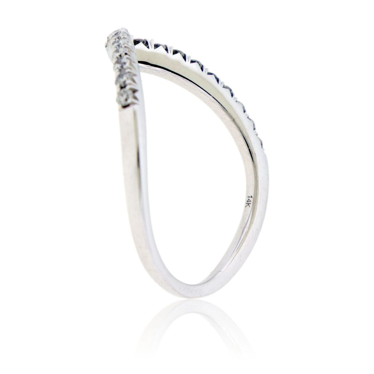 Diamond Contour Tracer Style Ring