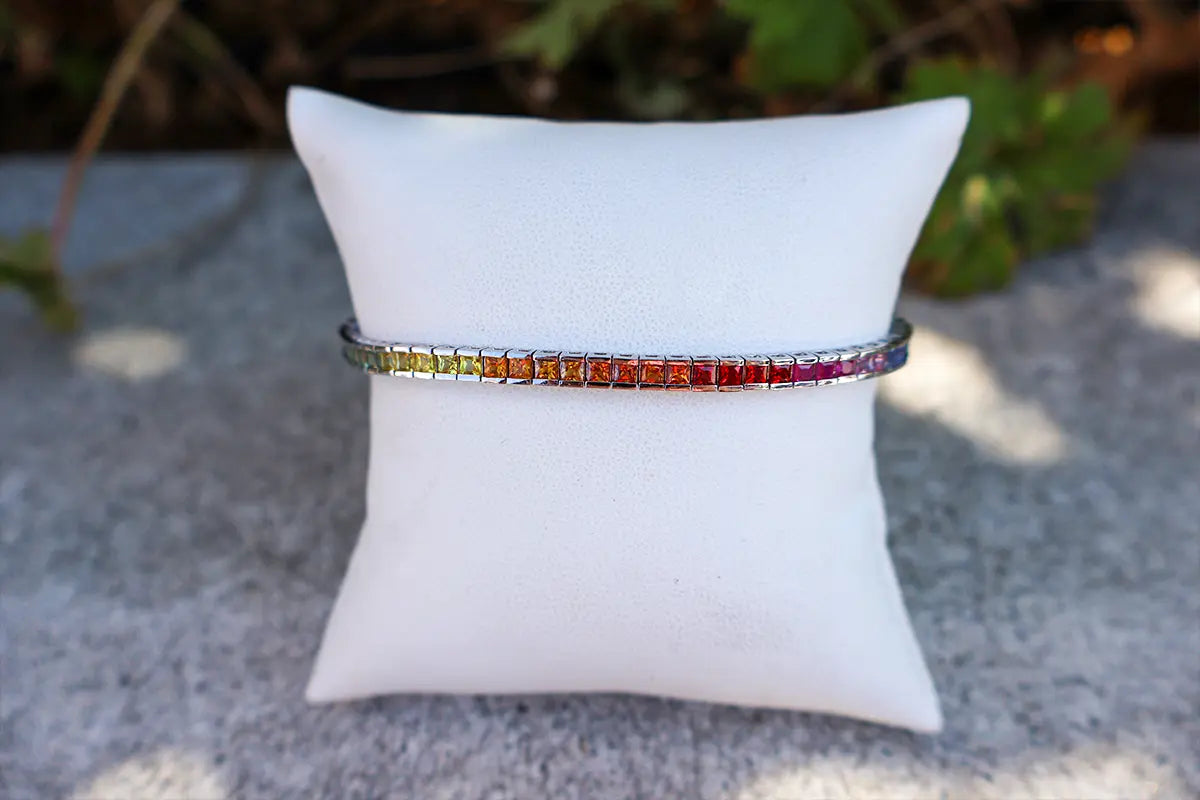 Rainbow Sapphire Bracelet from Park City Jewelers