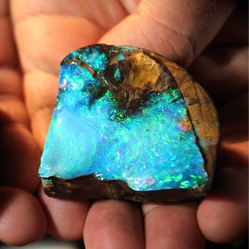 Rough opal gemstone