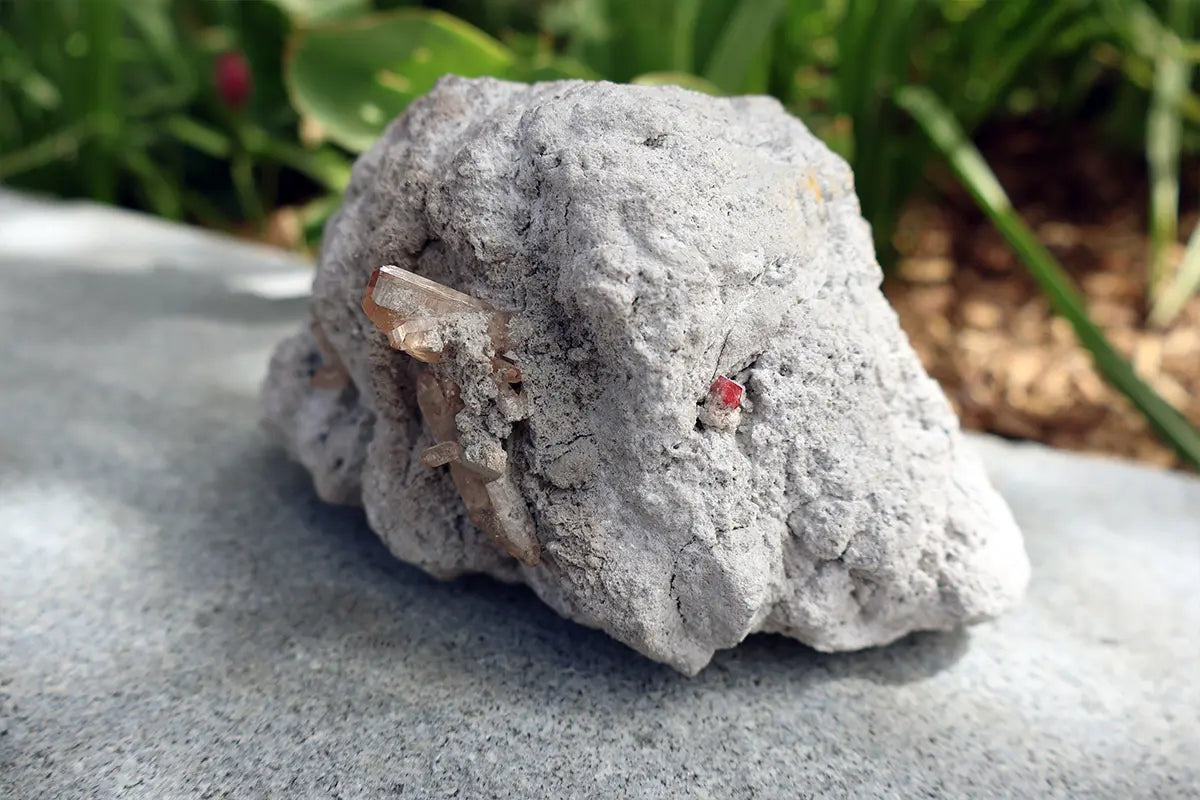 Utah Topaz with Red Beryl Specimen