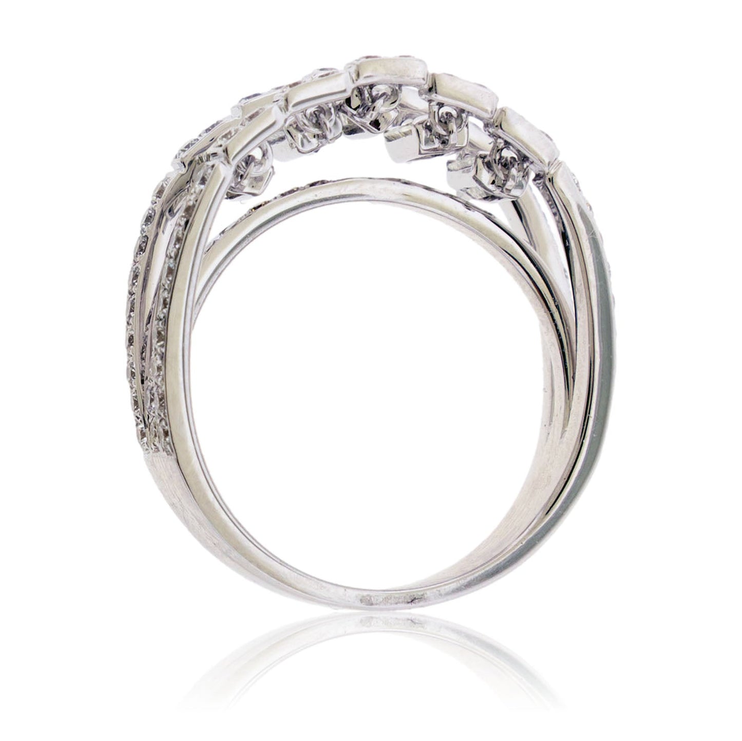 Dancing Baguette Diamond Center Ring - Park City Jewelers