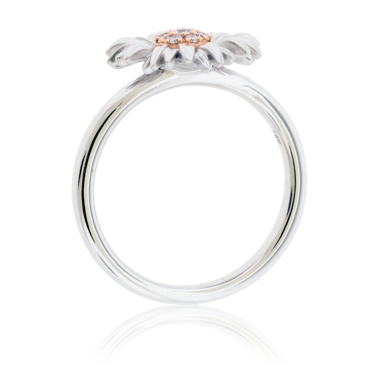 Diamond Cluster Center Flower Ring - Park City Jewelers