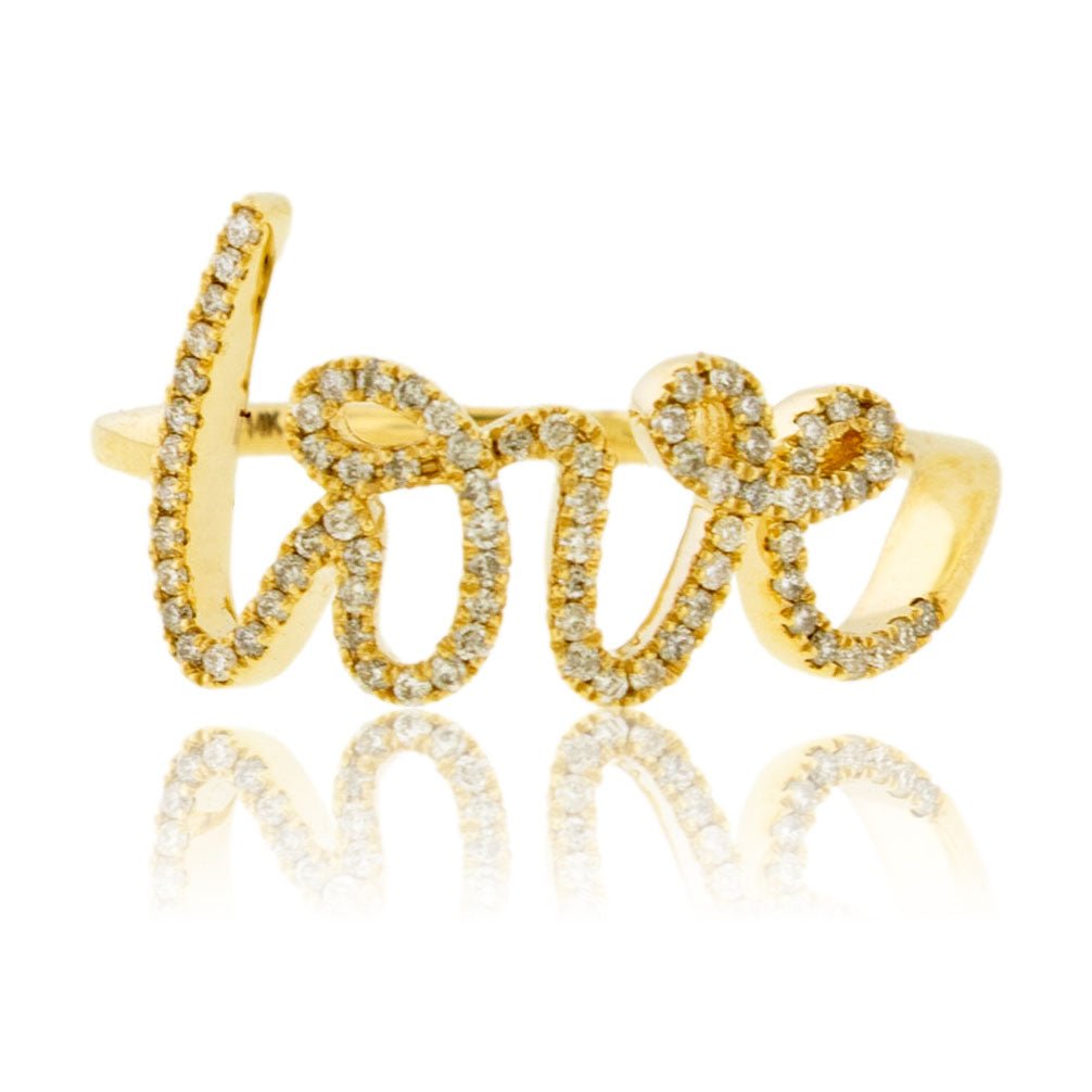 Diamond "Love" Ring - Park City Jewelers