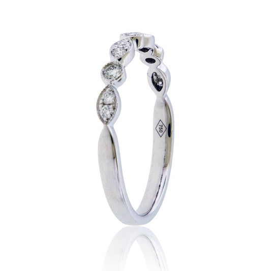 Diamond Milgrain Band - Park City Jewelers
