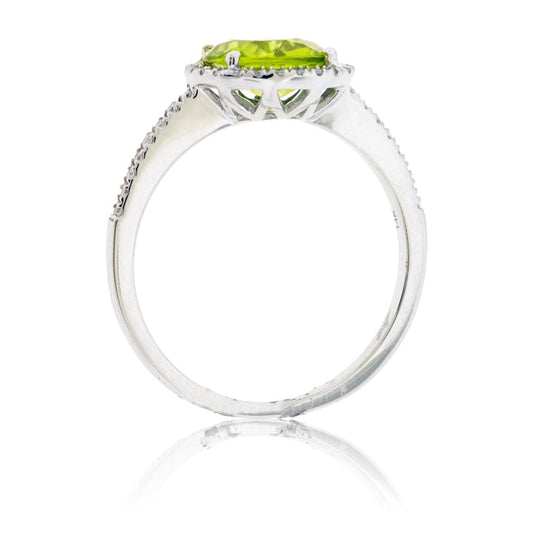 Diamond & Peridot Ring - Park City Jewelers