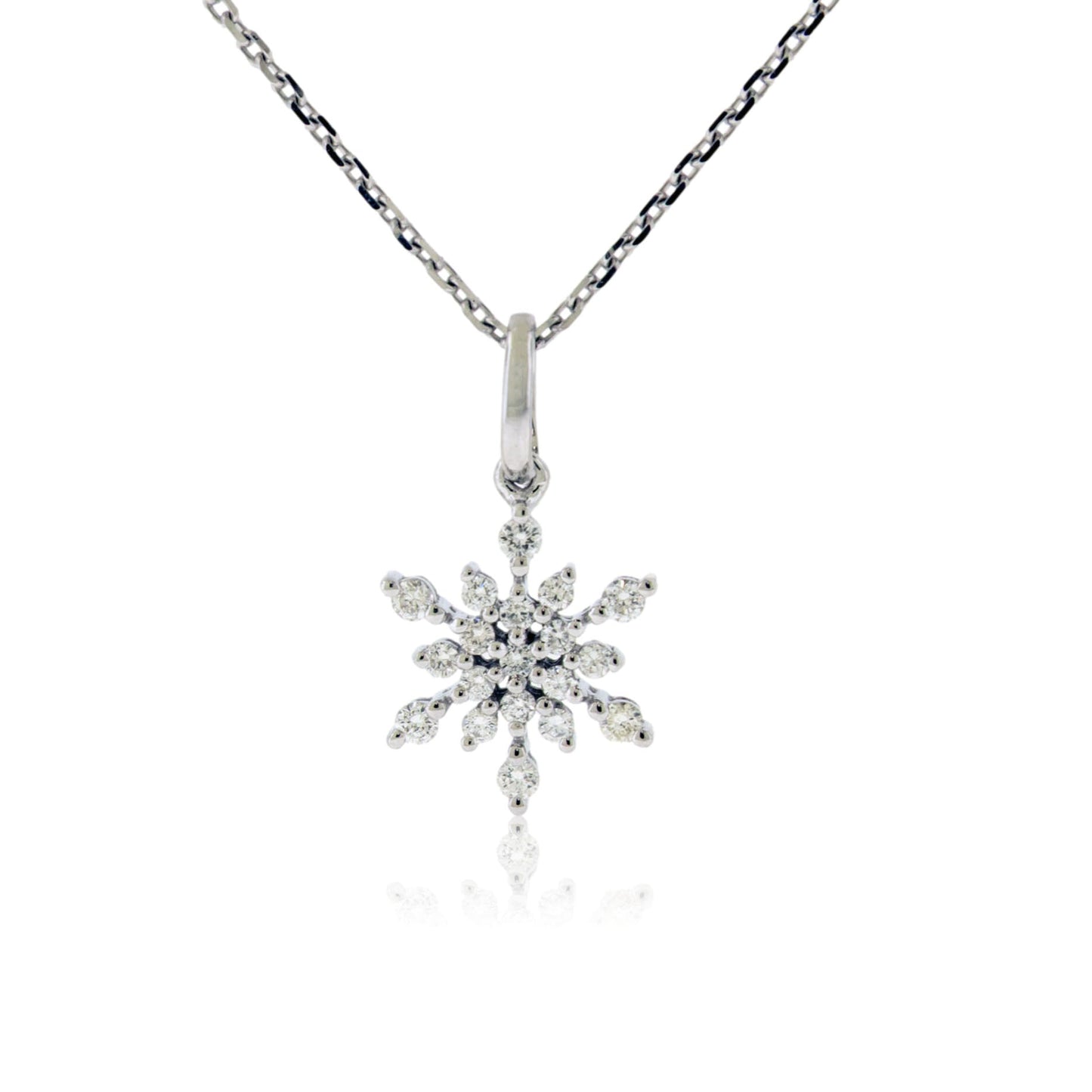 Diamond Snowflake Necklace - Park City Jewelers