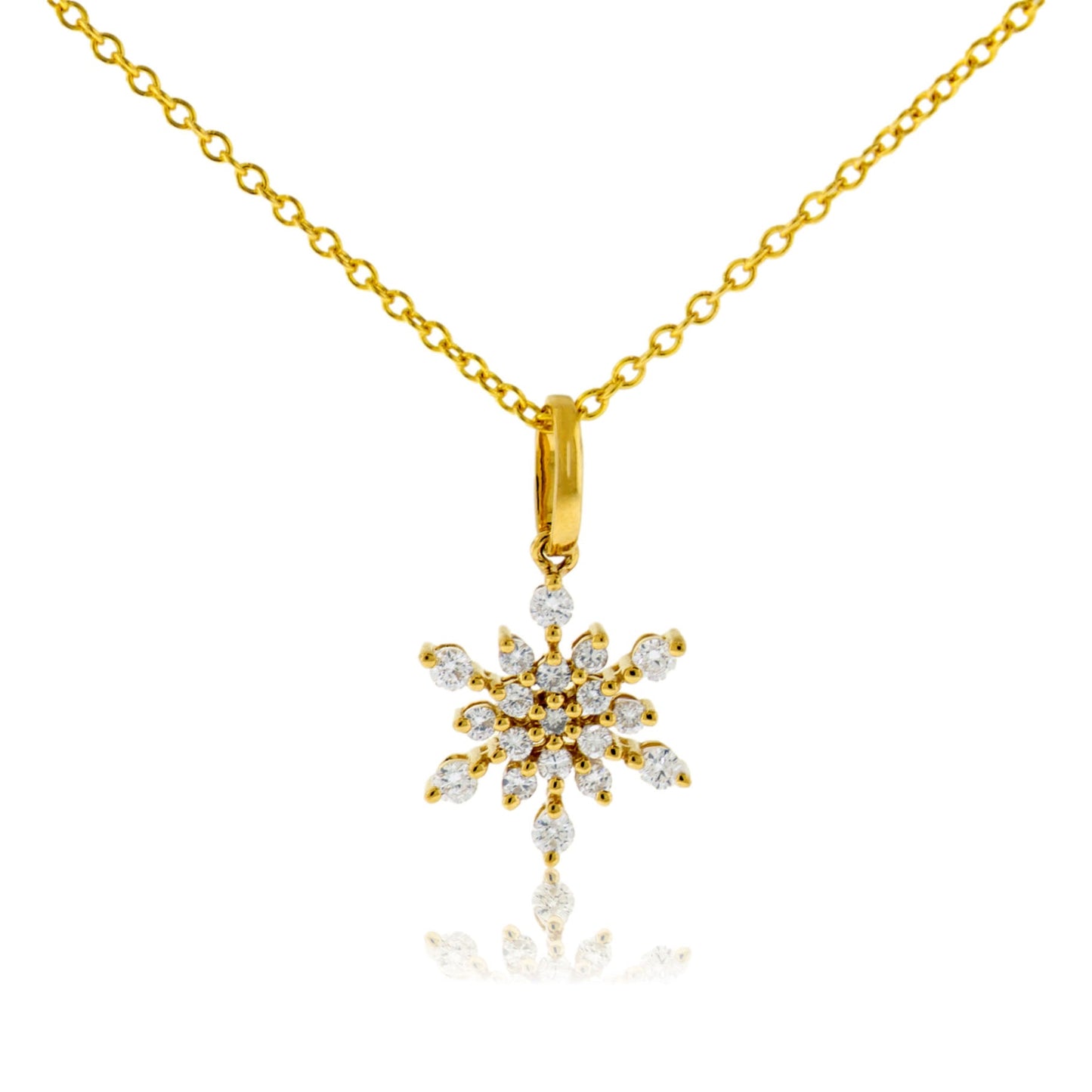 Diamond Snowflake Necklace - Park City Jewelers