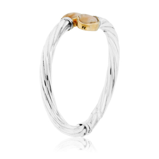 Elk Tooth Ivory Cuff Bracelet - Park City Jewelers