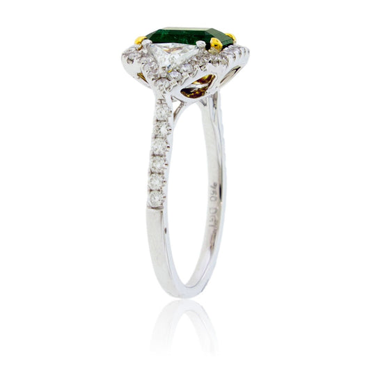 Emerald & Diamond Ring - Park City Jewelers