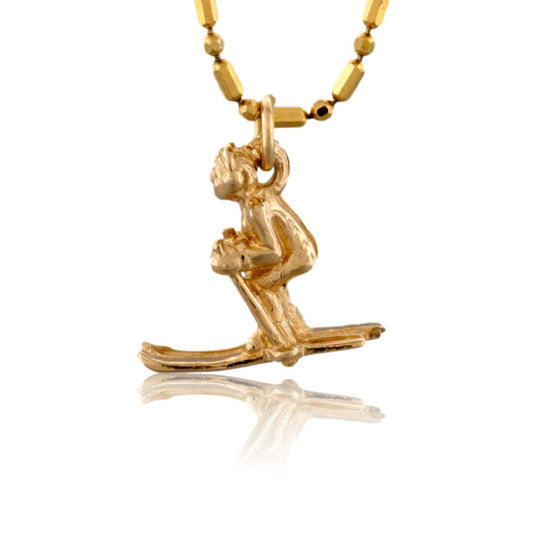 Generic Skier Charm - Park City Jewelers