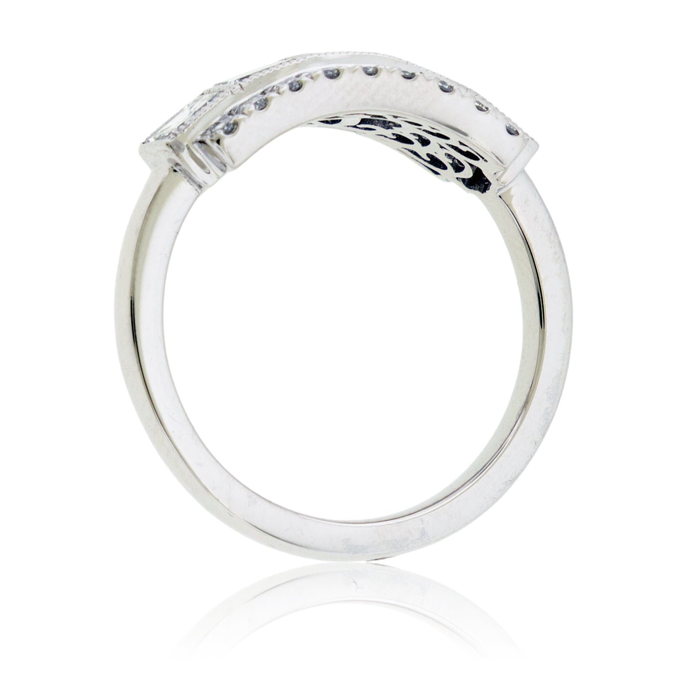 Gorgeous Square Diamond and Round Diamond Band - Park City Jewelers