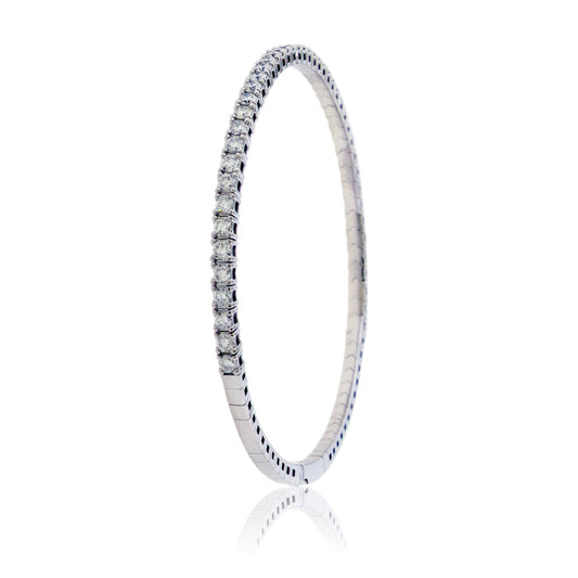 Lab Grown Diamond Flex Bangle Bracelet - Park City Jewelers