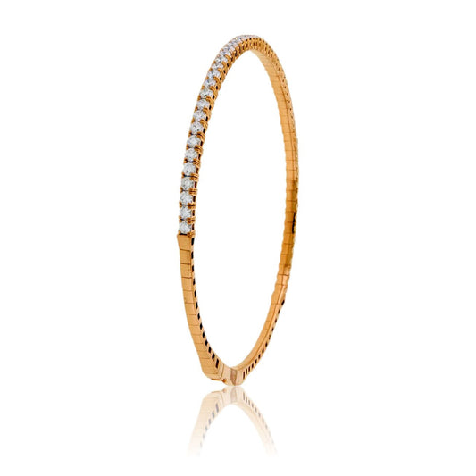Lab Grown Diamond Flex Bangle Bracelet - Park City Jewelers