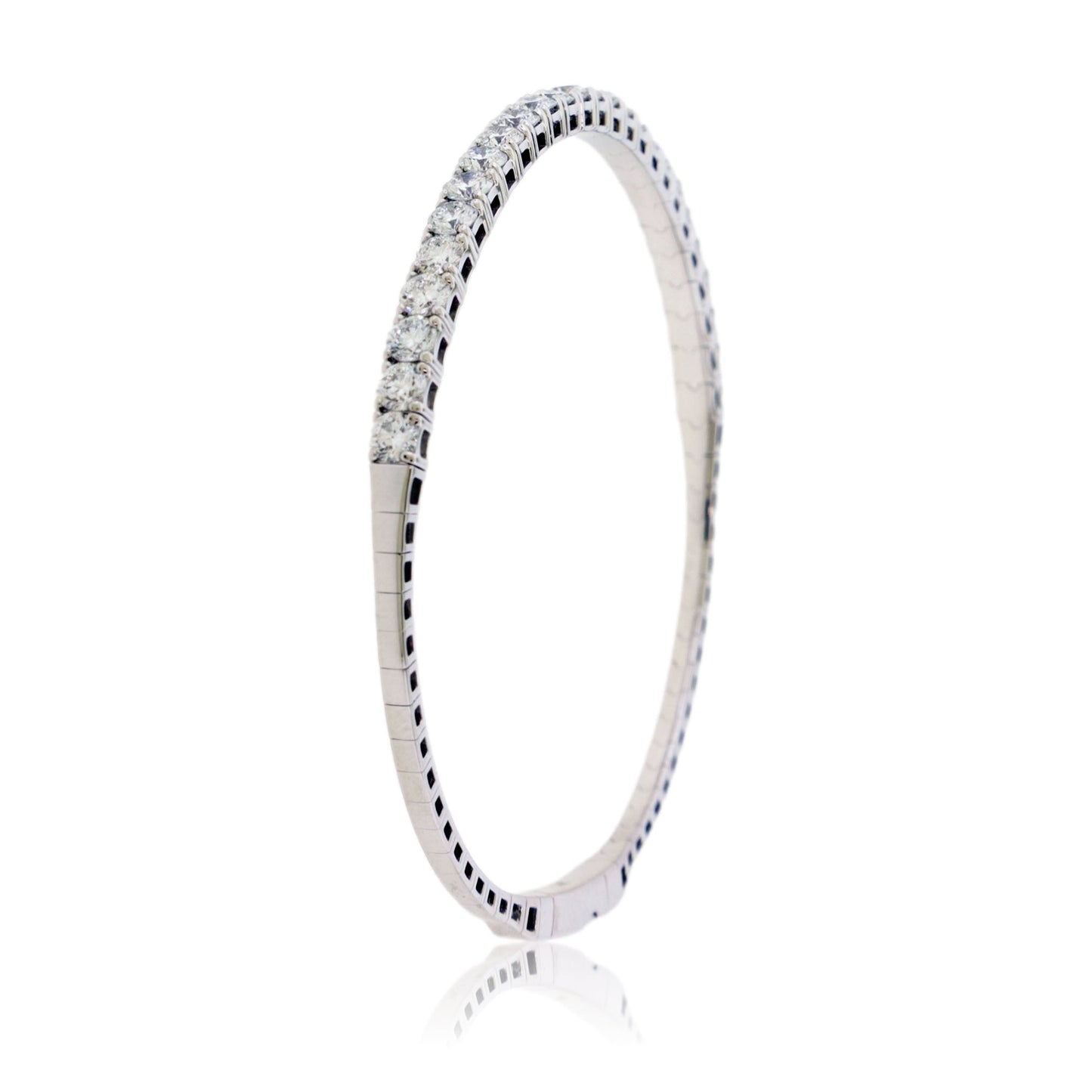 Lab Grown Diamond Flex Bangle Bracelet - Park City Jewelers
