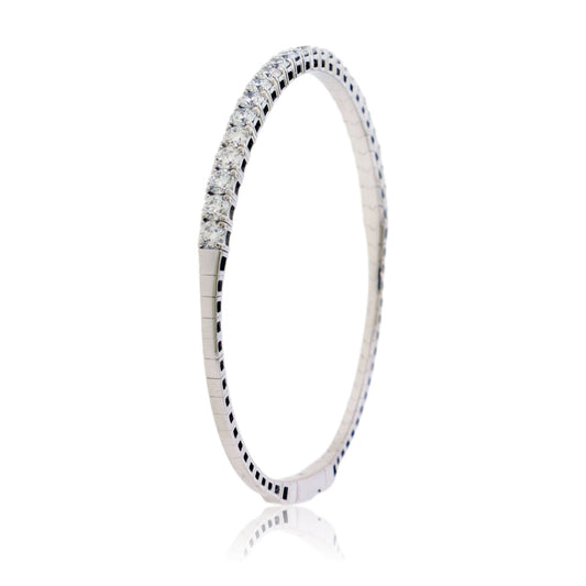 Lab Grown Diamond Flex Bangle Bracelet - Park City Jewelers