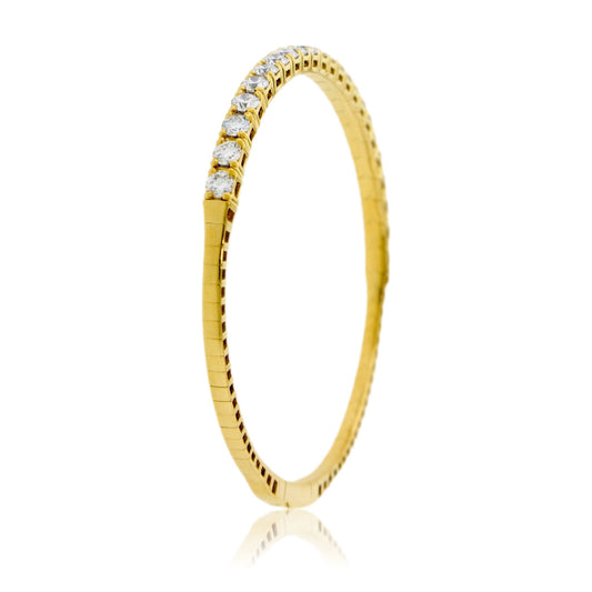 Lab Grown Diamond Flex Bangle Bracelet - Park City Jewelers