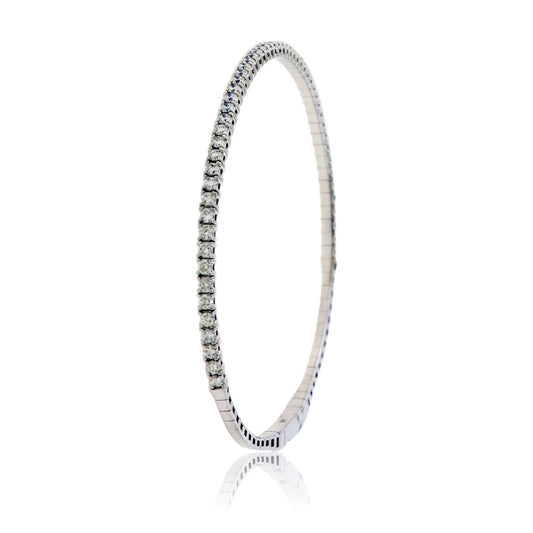 Lab Grown Diamond Flex Bangle Bracelet - Park City Jewelers