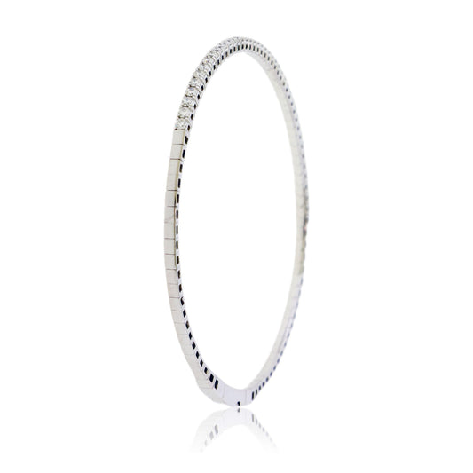 Lab Grown Diamond Flex Bangle Bracelet - Park City Jewelers