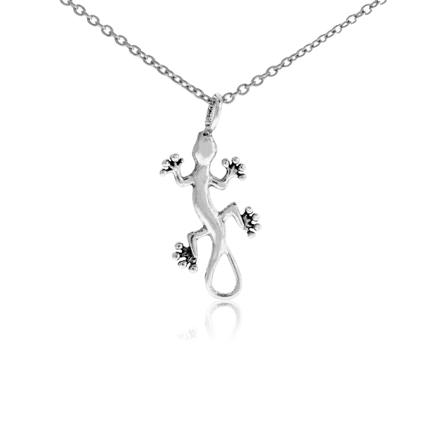 Lazy Gecko Lizard Charm or Pendant - Park City Jewelers