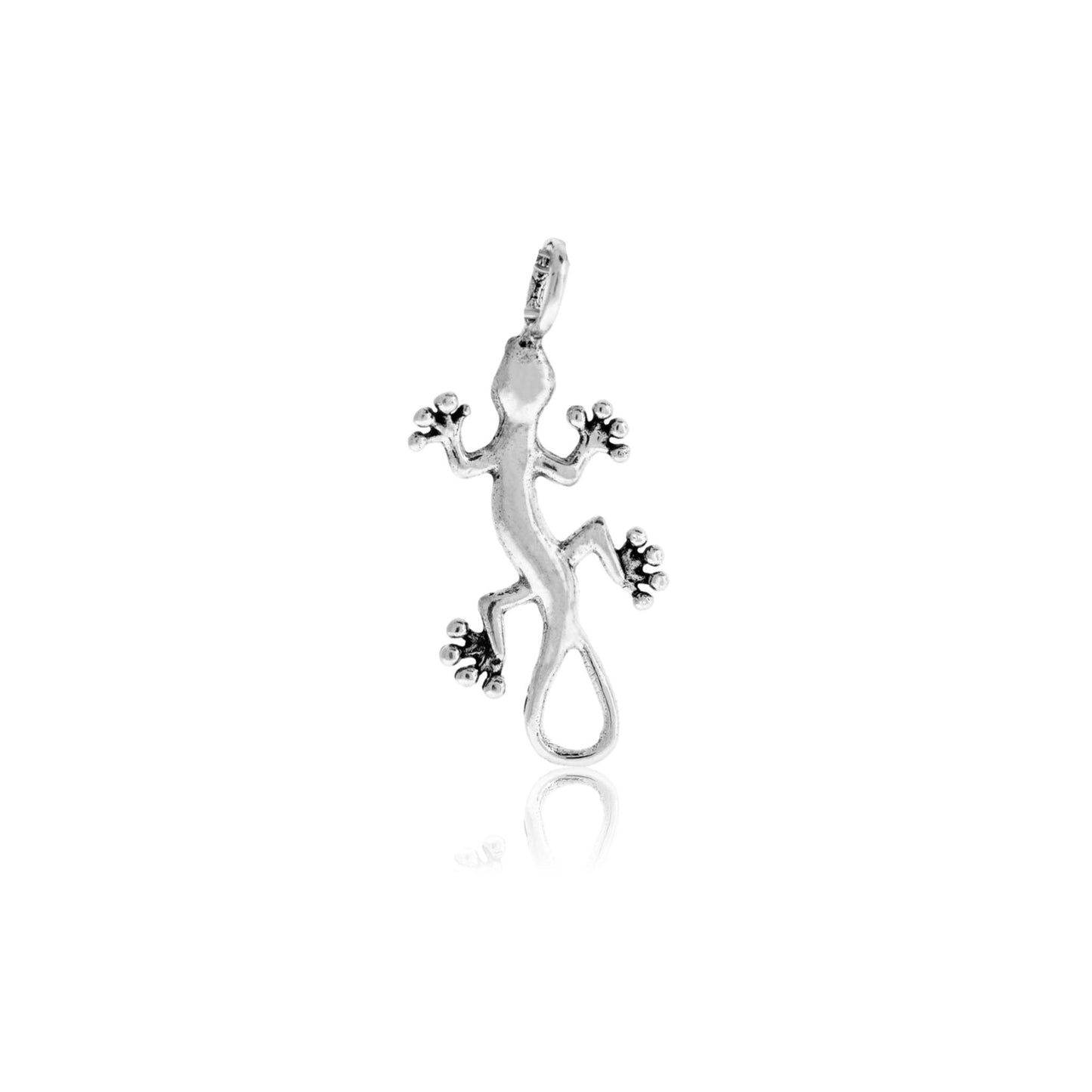 Lazy Gecko Lizard Charm or Pendant - Park City Jewelers