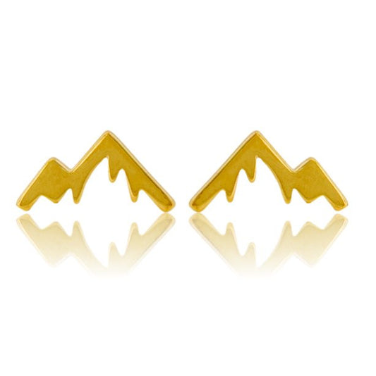 Mountain Silhouette Stud Earrings - Park City Jewelers