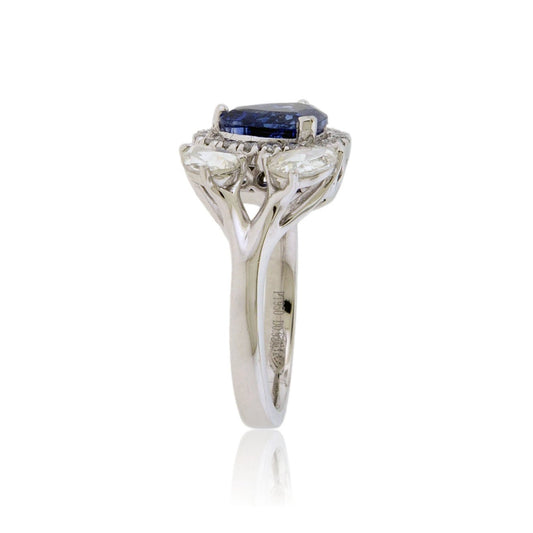 Platinum Sapphire & Diamond Ring - Park City Jewelers