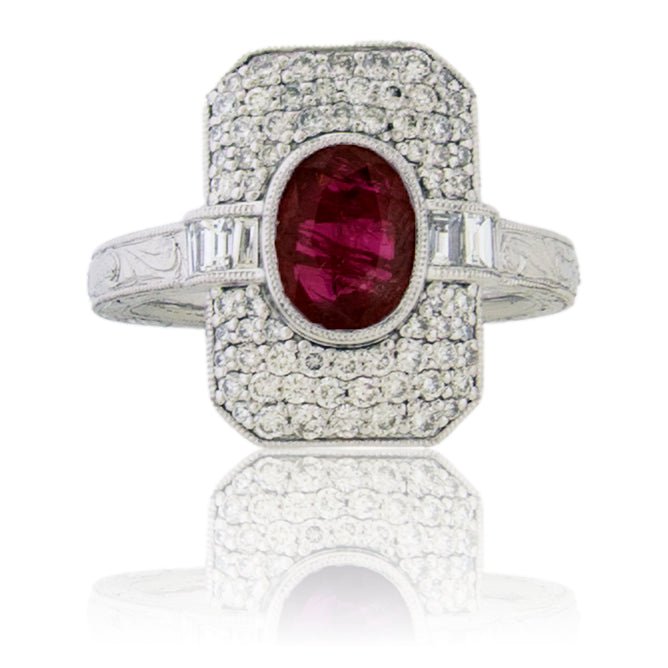 Ruby and Diamond Ring - Park City Jewelers