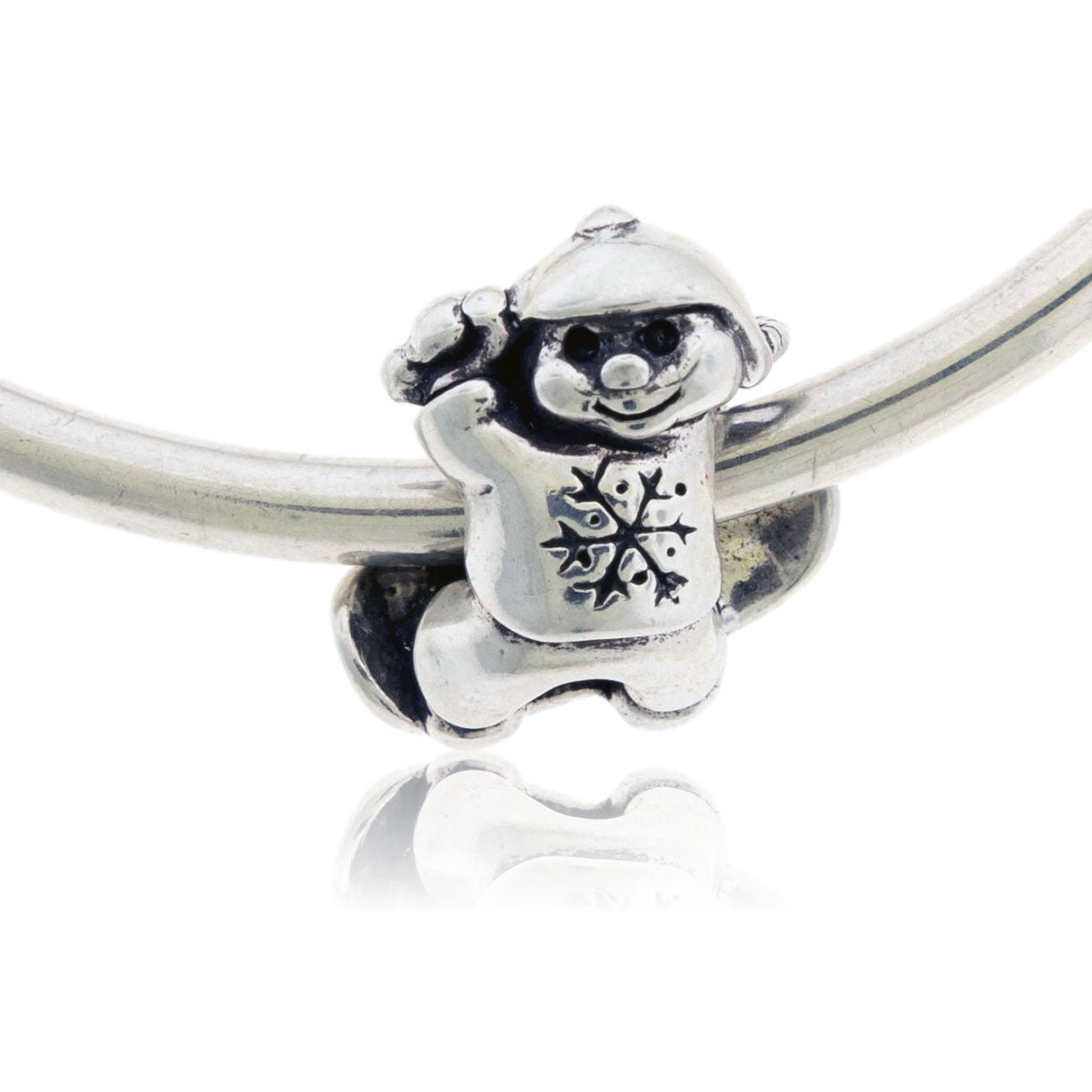 Snowboarder Bracelet Bead - Park City Jewelers