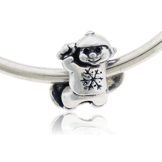 Snowboarder Bracelet Bead - Park City Jewelers