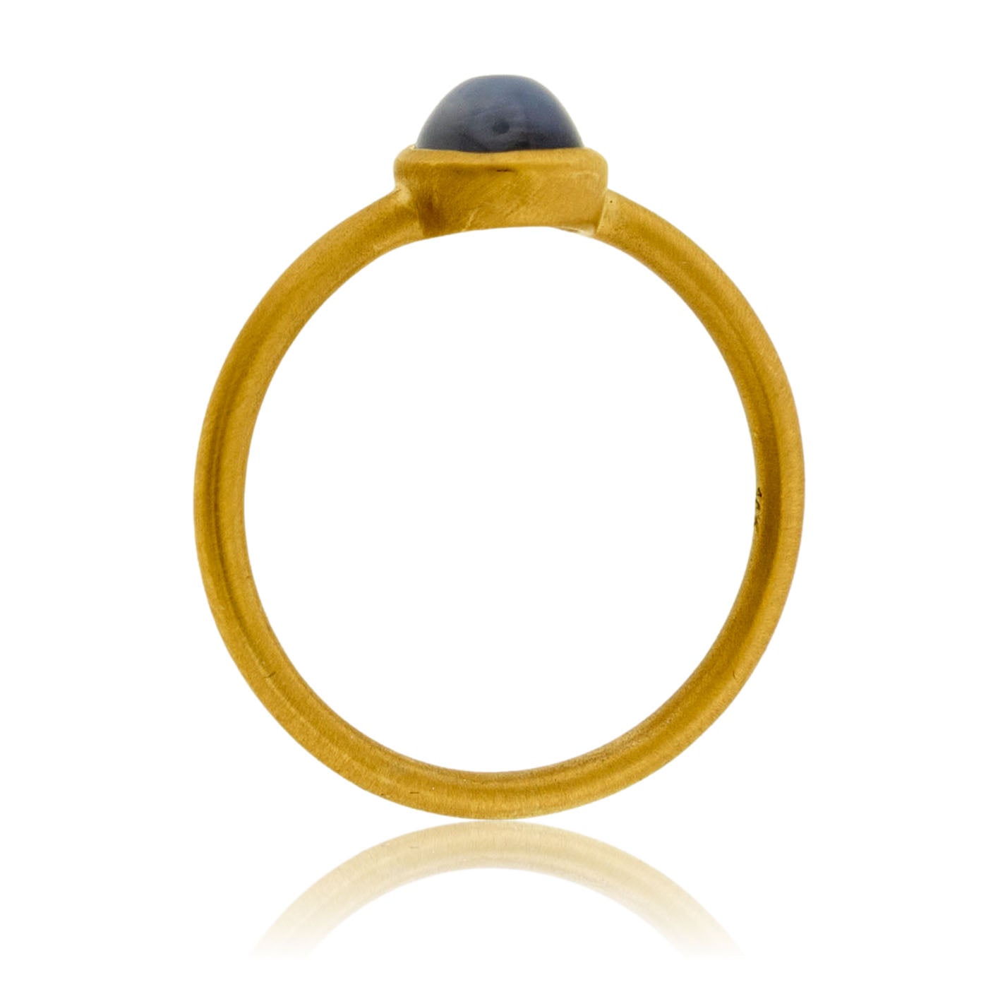Star Sapphire Cabochon Bezel Set Ring - Park City Jewelers