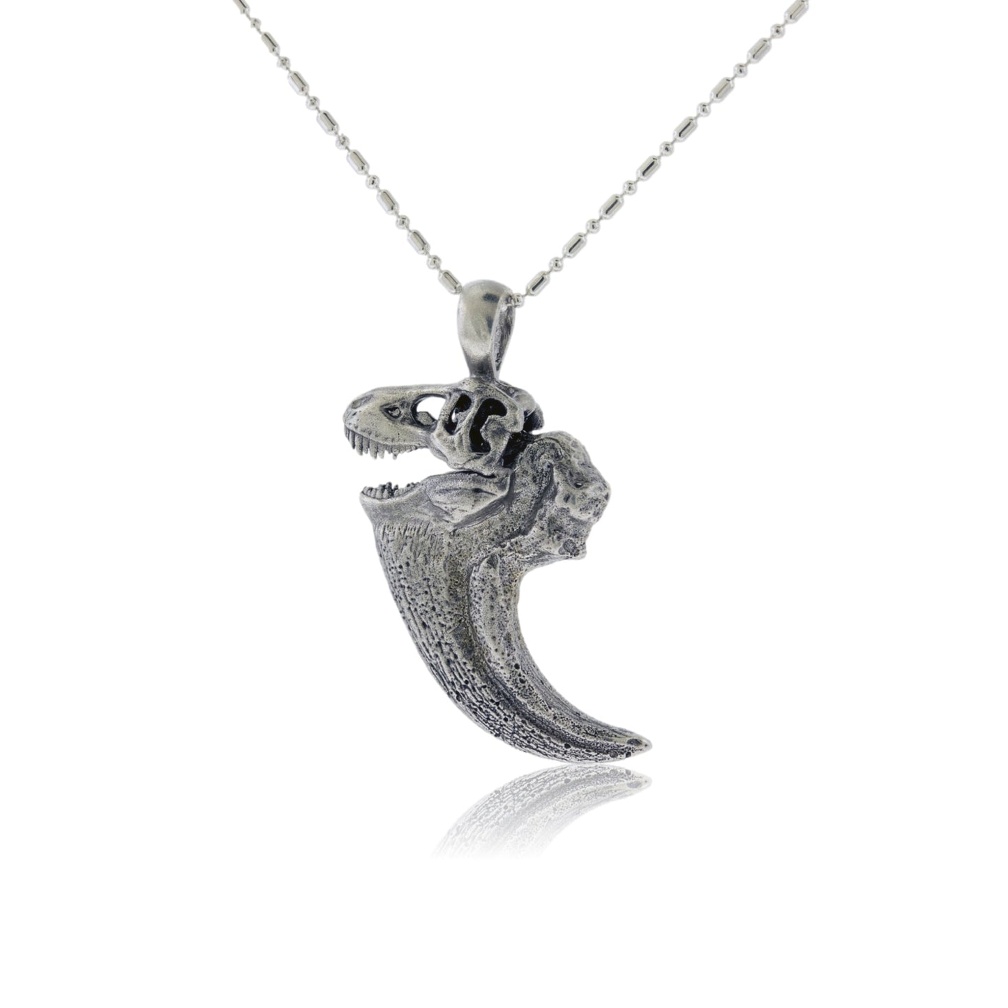 T Rex Claw with Dinosaur Skull Pendant - Park City Jewelers