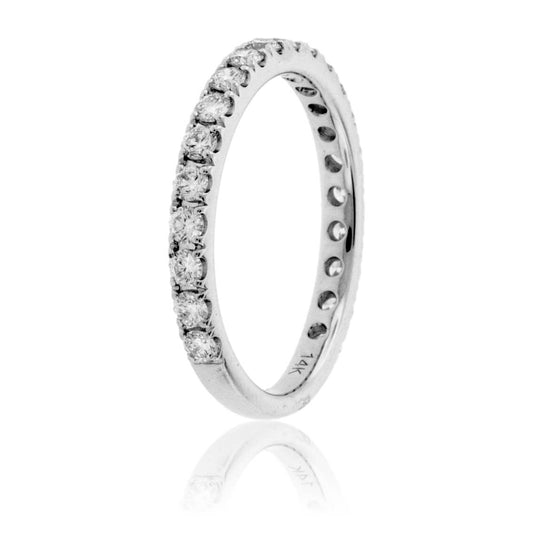 14K White Gold Diamond Accent Band (.60ctw) - Park City Jewelers