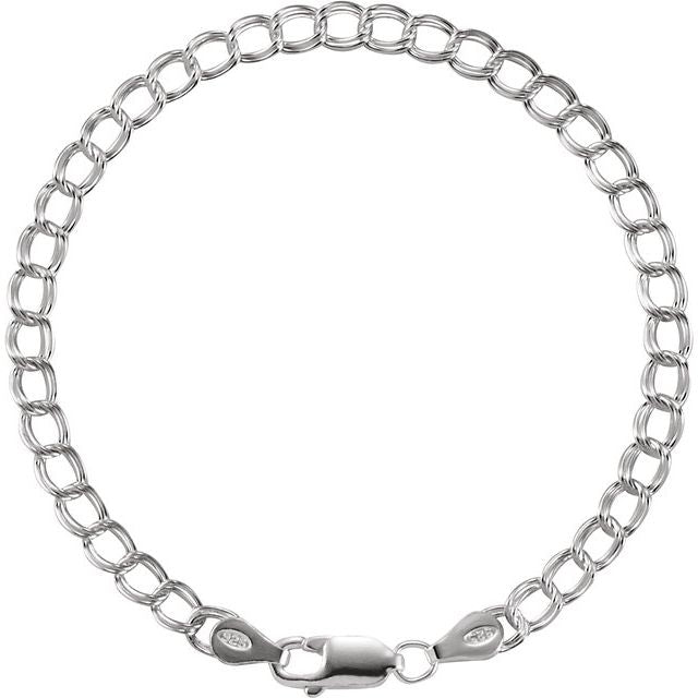 4 mm Solid Charm 7" Bracelet - Park City Jewelers