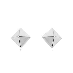 6mm Pyramid Style Stud Earrings - Park City Jewelers