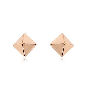 6mm Pyramid Style Stud Earrings - Park City Jewelers