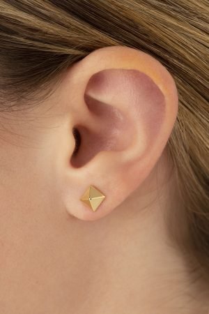 6mm Pyramid Style Stud Earrings - Park City Jewelers