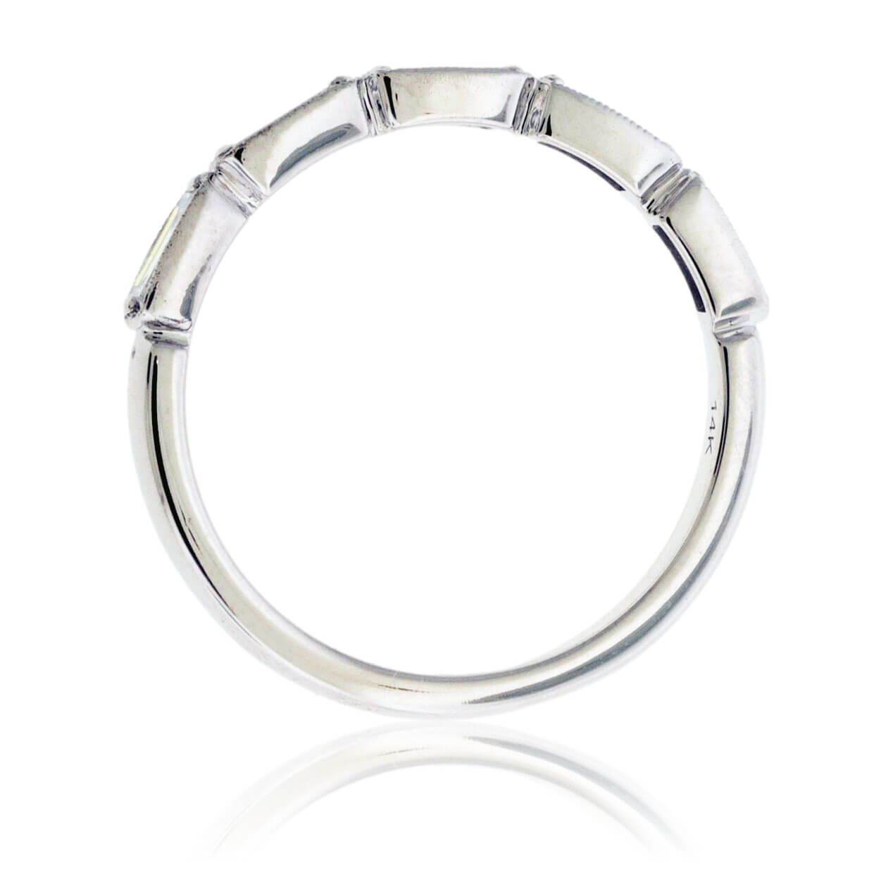 Baguette Diamond Bezel Set Ring - Park City Jewelers