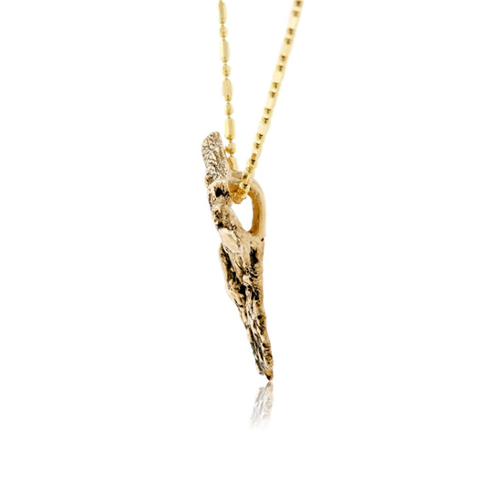 Bear Catching a Fish Pendant with Invisible Bail - Park City Jewelers