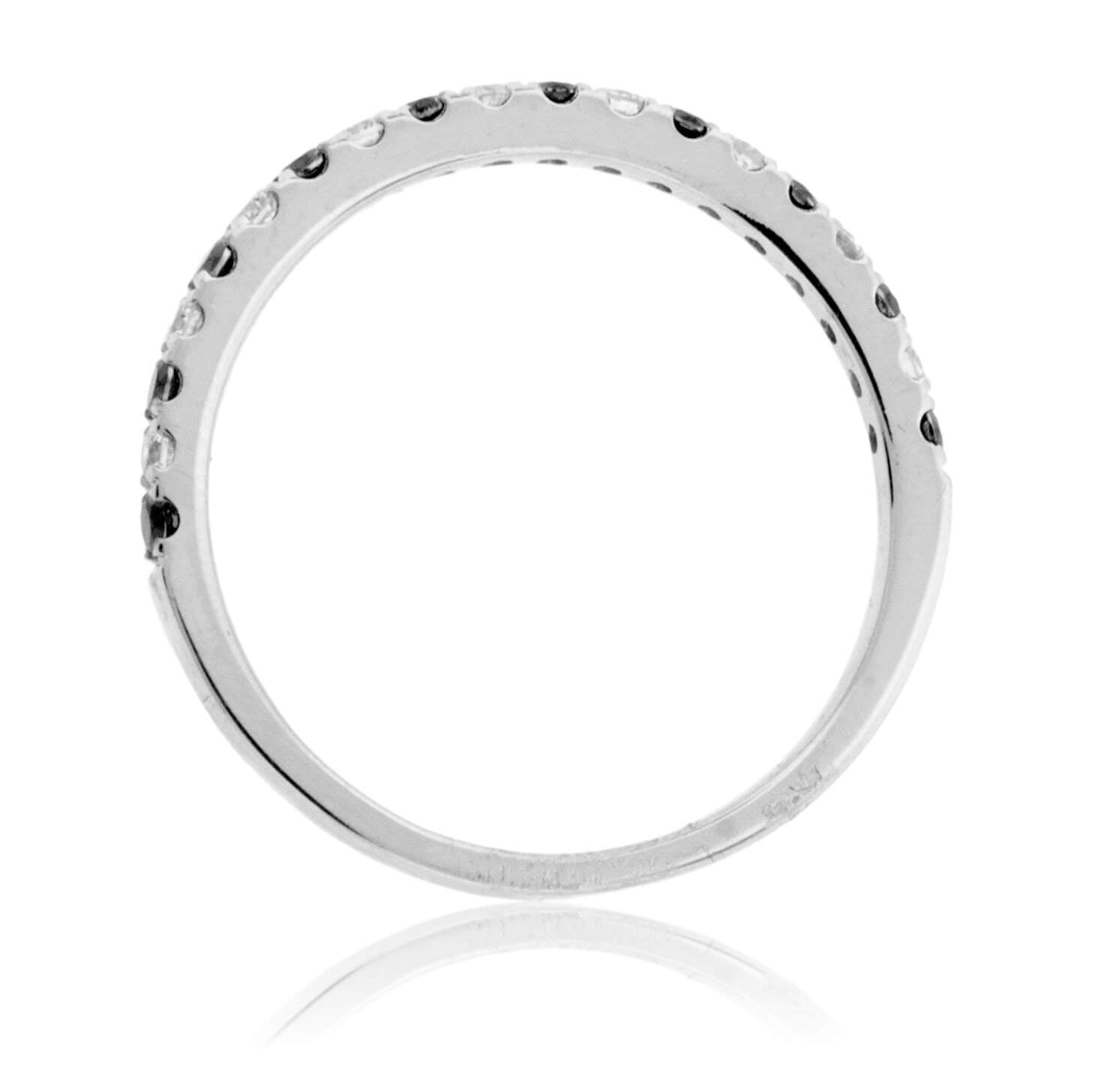 Black Diamond & Diamond Alternating Band - Park City Jewelers