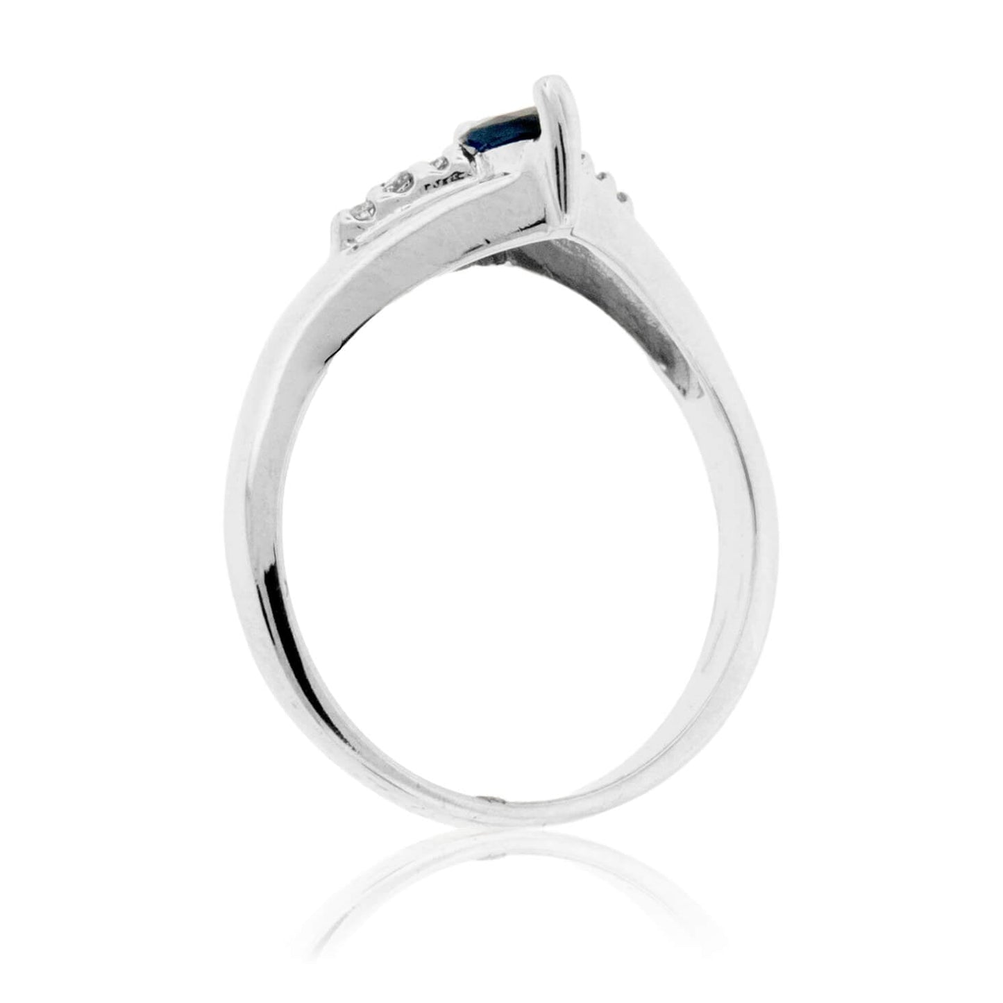 Blue Sapphire Marquise On Point Fashion Ring - Park City Jewelers