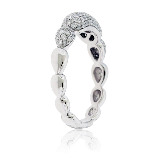 Bubble Bar White Gold Diamond Fashion Ring - Park City Jewelers