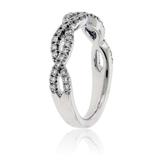 Bypassing .37 Carat Diamond Infinity Ring - Park City Jewelers