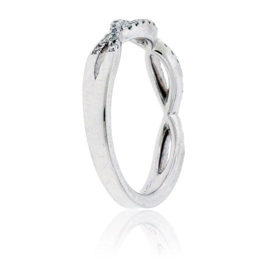 Bypassing Intertwined Diamond Band - Park City Jewelers
