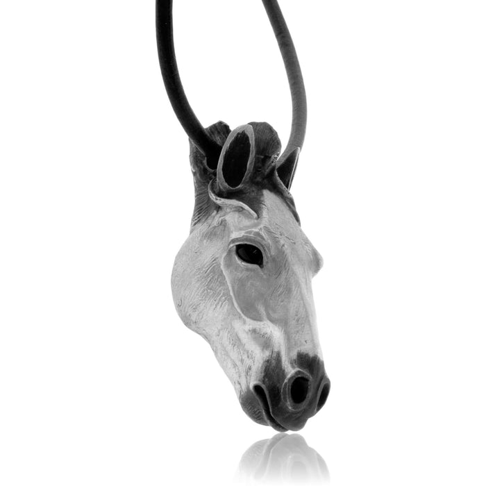 Caballo Paint Horse on Leather Cord - Park City Jewelers