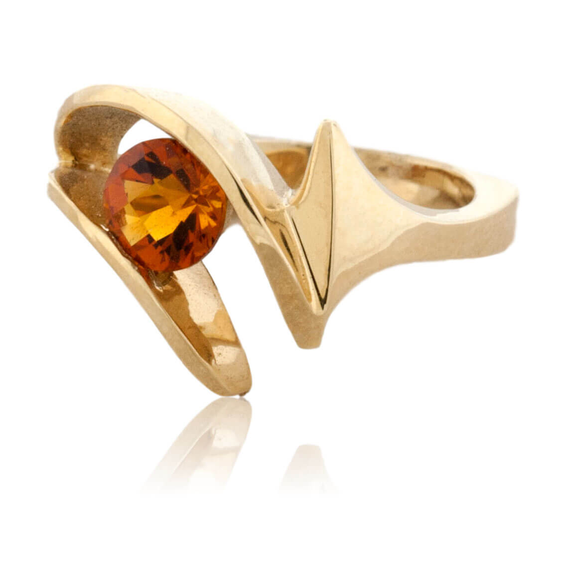 Citrine Solitaire Ring - Park City Jewelers